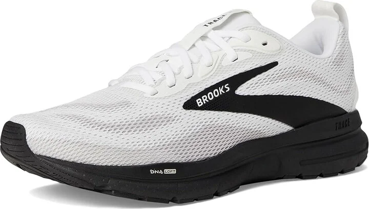 Brooks Trace 4 Men's Running Shoes Bright White/Oyster/Black : 12 D - Medium, Rubber - Image 5