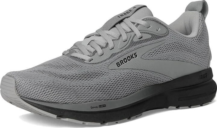 Brooks Trace 4 Men's Running Shoes Grey/Black/Ebony : 8 D - Medium, Rubber - Image 5