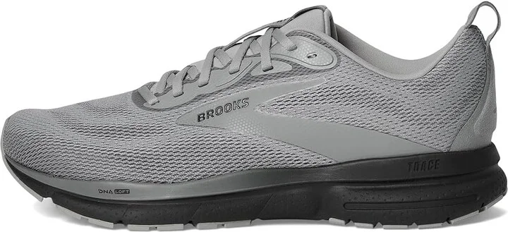 Brooks Trace 4 Men's Running Shoes Grey/Black/Ebony : 8 D - Medium, Rubber - Image 6
