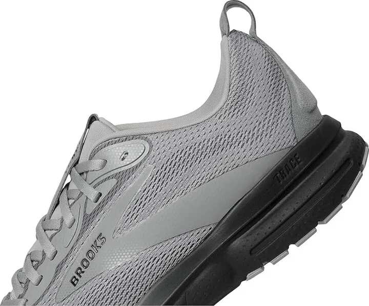 Brooks Trace 4 Men's Running Shoes Grey/Black/Ebony : 8 D - Medium, Rubber - Image 7