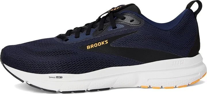 Brooks Trace 4 Men's Running Shoes Peacoat/Black/Orange Pop : 13 D - Medium, Rubber - Image 6