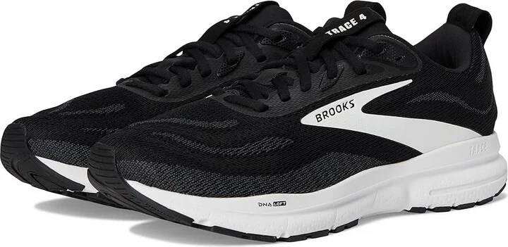 Brooks Trace 4 Women's Running Shoes Black/Grey/White : 9 B - Medium, Rubber