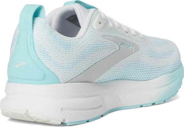 Brooks Trace 4 Women's Running Shoes Bright White/Limpet/Black : 8.5 B - Medium, Rubber - Image 4