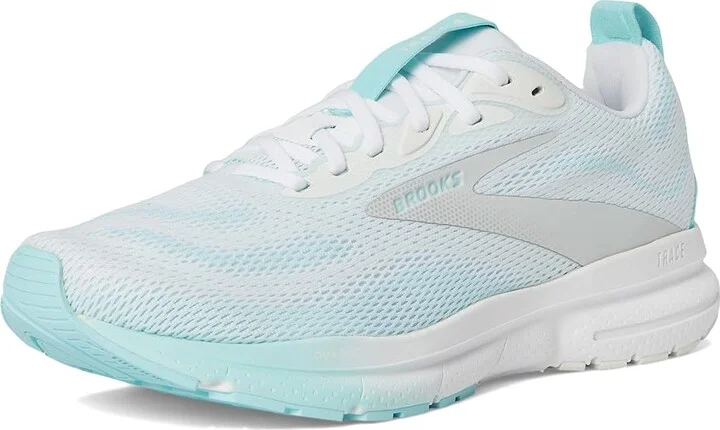 Brooks Trace 4 Women's Running Shoes Bright White/Limpet/Black : 8.5 B - Medium, Rubber - Image 5