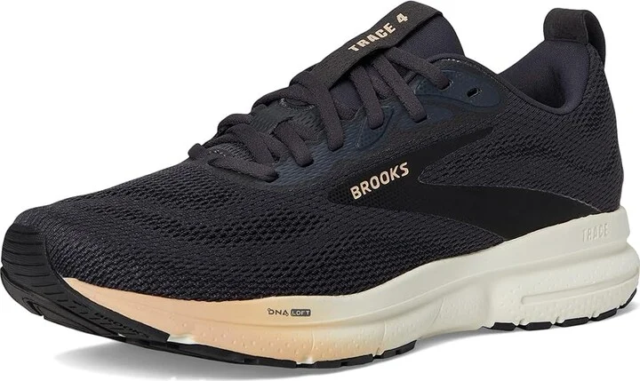 Brooks Trace 4 Women's Running Shoes Ebony/Black/Almond : 10 B - Medium, Rubber - Image 5