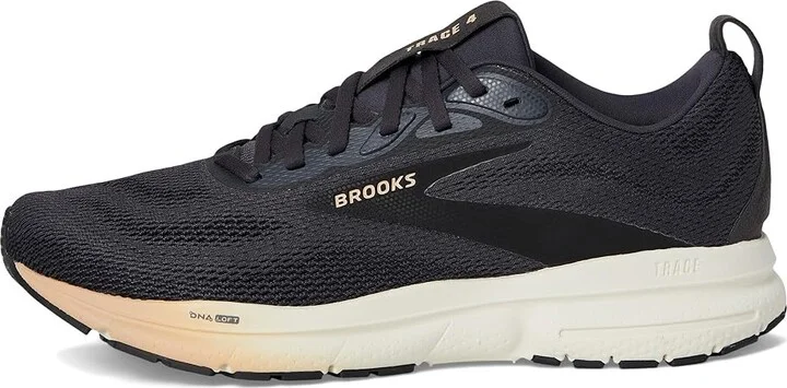Brooks Trace 4 Women's Running Shoes Ebony/Black/Almond : 10 B - Medium, Rubber - Image 6