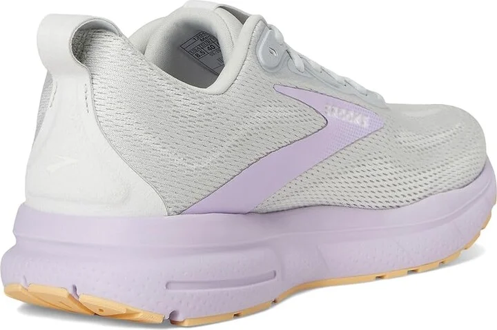 Brooks Trace 4 Women's Running Shoes Oyster/Purple/Sherbert : 5 B - Medium, Rubber - Image 4