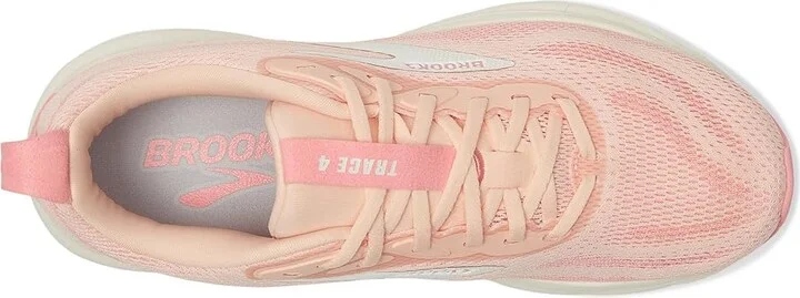 Brooks Trace 4 Women's Running Shoes Tropical Peach/Dianthus/Grey : 11.5 B - Medium, Rubber - Image 2