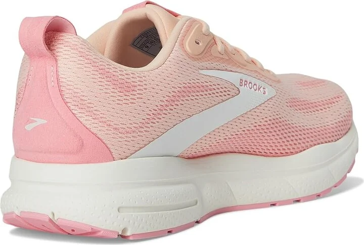 Brooks Trace 4 Women's Running Shoes Tropical Peach/Dianthus/Grey : 11.5 B - Medium, Rubber - Image 4