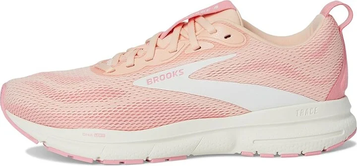 Brooks Trace 4 Women's Running Shoes Tropical Peach/Dianthus/Grey : 11.5 B - Medium, Rubber - Image 6