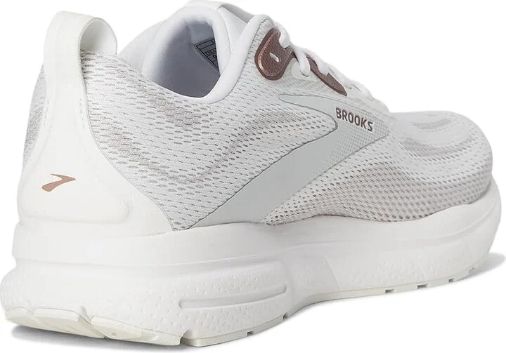 Brooks Trace 4 Women's Running Shoes White/Oyster/Rose : 6 B - Medium, Rubber - Image 4