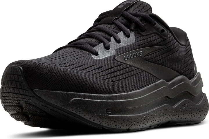 Brooks Women’s Ghost Max 2 Neutral Running & Walking Shoe - Black/Black/Ebony - 9 Wide