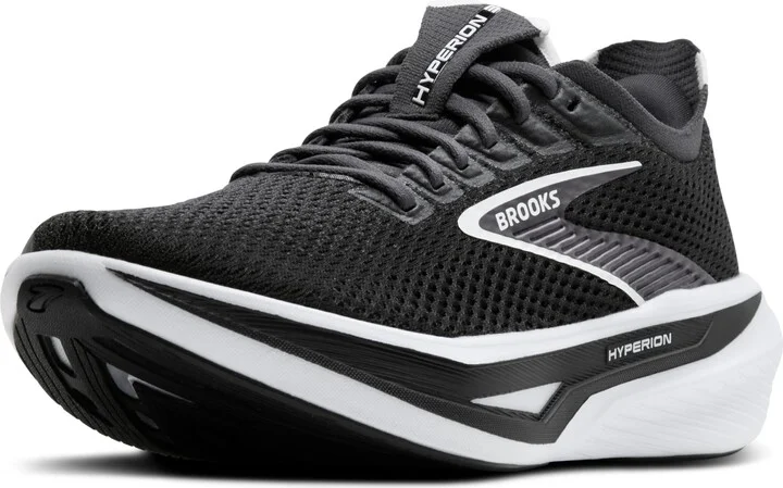 Brooks Women’s Hyperion 3 Neutral Running Shoe - Black/Grey/White - 11 Medium