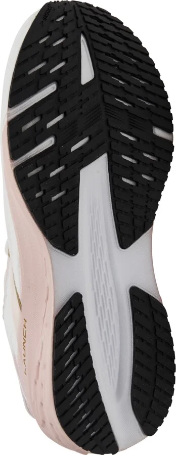 Brooks Women's Launch 11 Running Sneakers from Finish Line - White, Gold, Pink - Image 6