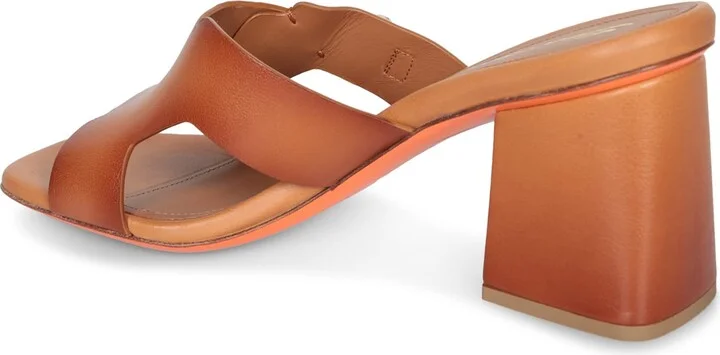 Brown Buckle Heel Sandal - Image 3