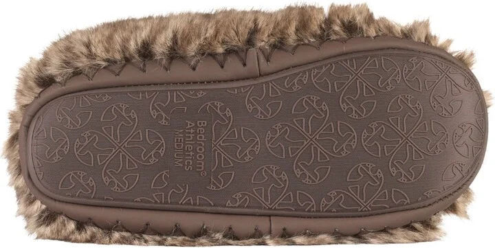 Brown Cole - Short Luxury Faux Fur Slipper Boot - Jackal - Image 7