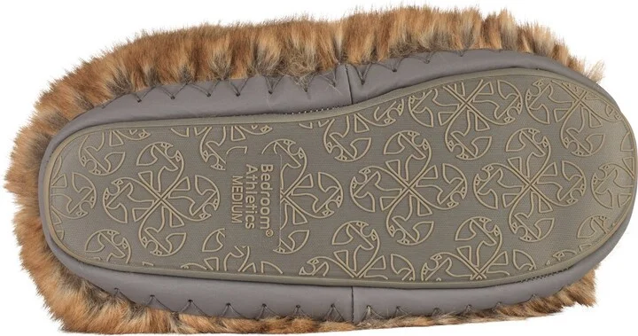 Brown Cole - Short Luxury Faux Fur Slipper Boot - Weasel - Image 8