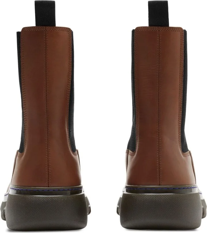Brown Creeper Leather Chelsea Boots - Image 3
