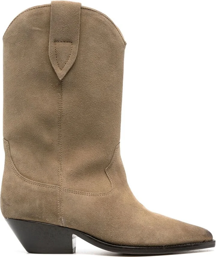 Brown Duerto Suede Ankle Boots