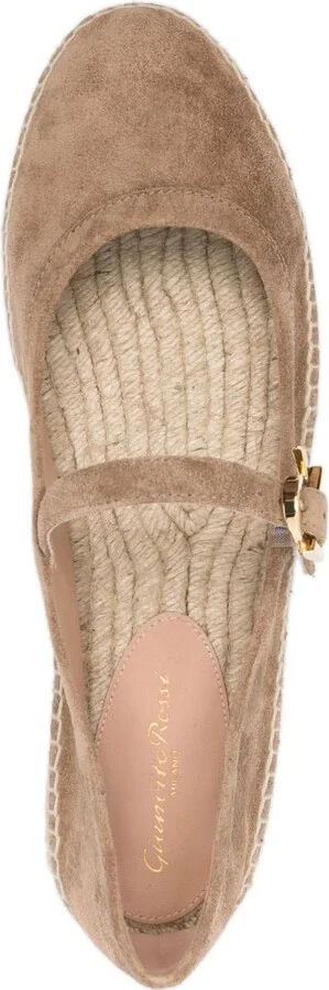 Brown Elda Suede Espadrilles - Image 4