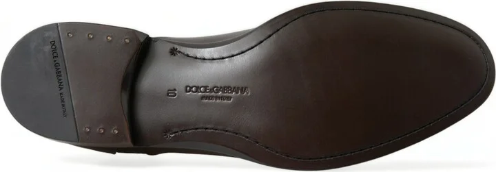 Brown Exotic Leather Formal Men Dress Men's Shoes - Image 6