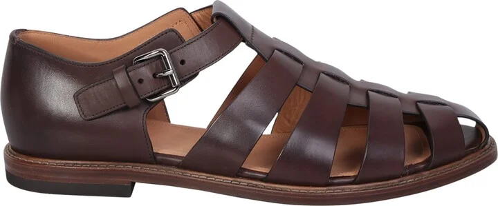 Brown Fisherman Sandals