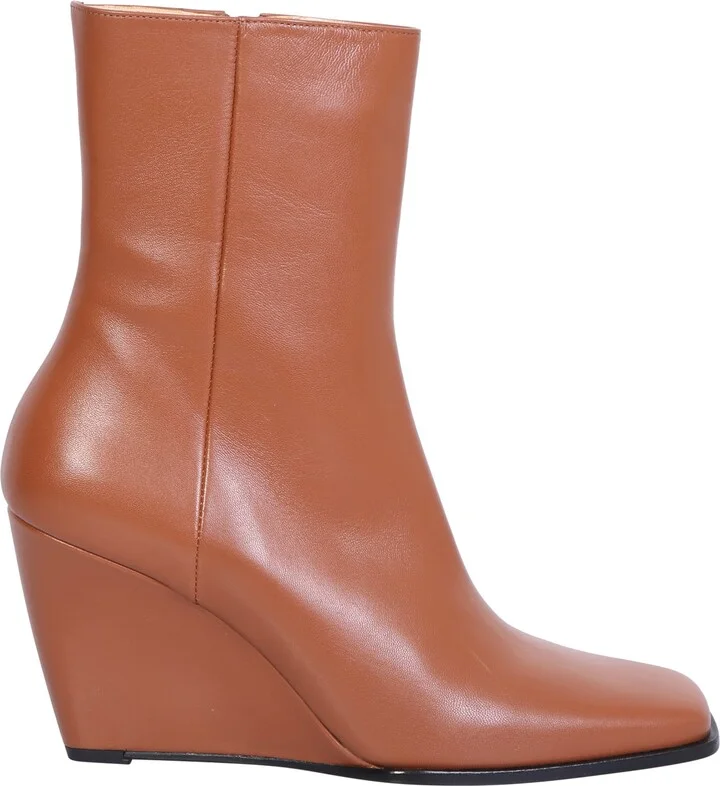 Brown Gaia Ankle Boots