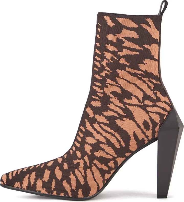 Brown Gem Sock Hi - Coffee - Image 3