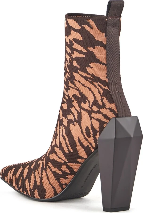 Brown Gem Sock Hi - Coffee - Image 4