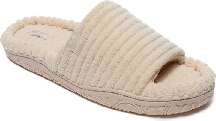 Brown Judy - Jumbo Cord Slipper Slider - Gingerbread