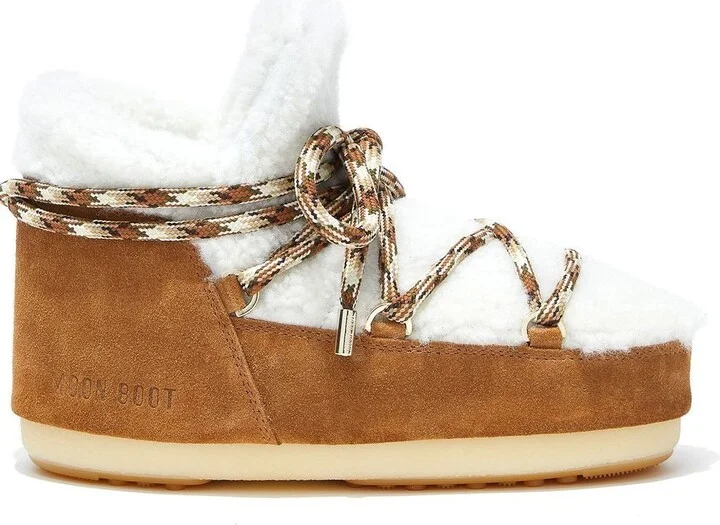 Brown LAB69 Icon Shearling Pumps