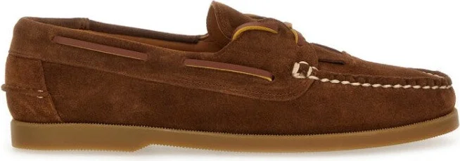 Brown Lace-Up Loafer