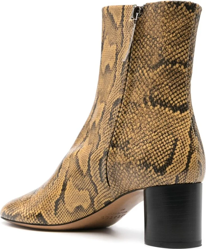 Brown Laeden 50 Leather Ankle Boots - Image 3