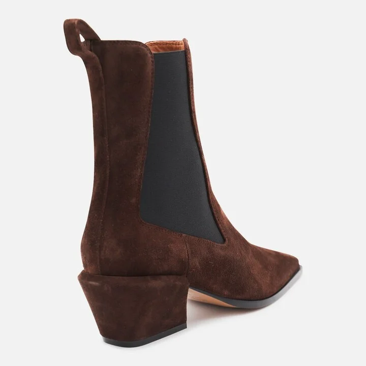 Brown Leather Bettina Boots - Image 3