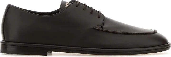 Brown Leather Blade 2 Lace-up Shoes