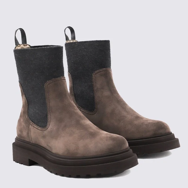 Brown Leather Boots - Image 3