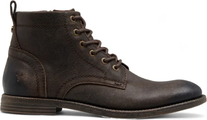 Brown Leather Casual Desert Boots - Sebastien