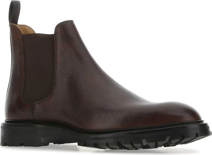 Brown Leather Chelsea 11 Ankle Boots - Image 2
