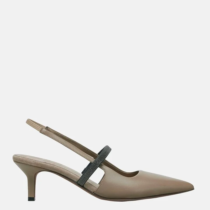 Brown Leather Flats