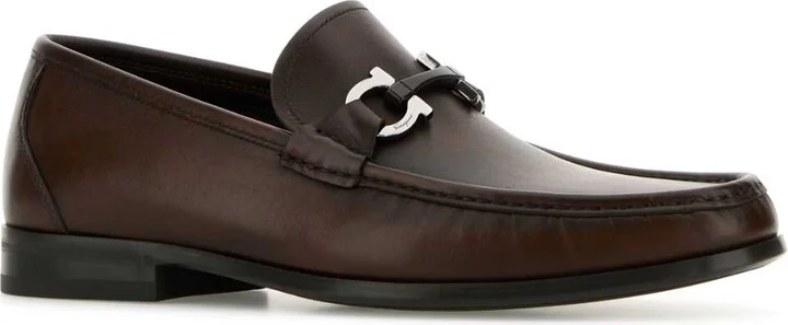Brown Leather Grandioso Loafers - Image 2