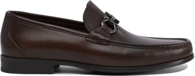 Brown leather Grandioso loafers