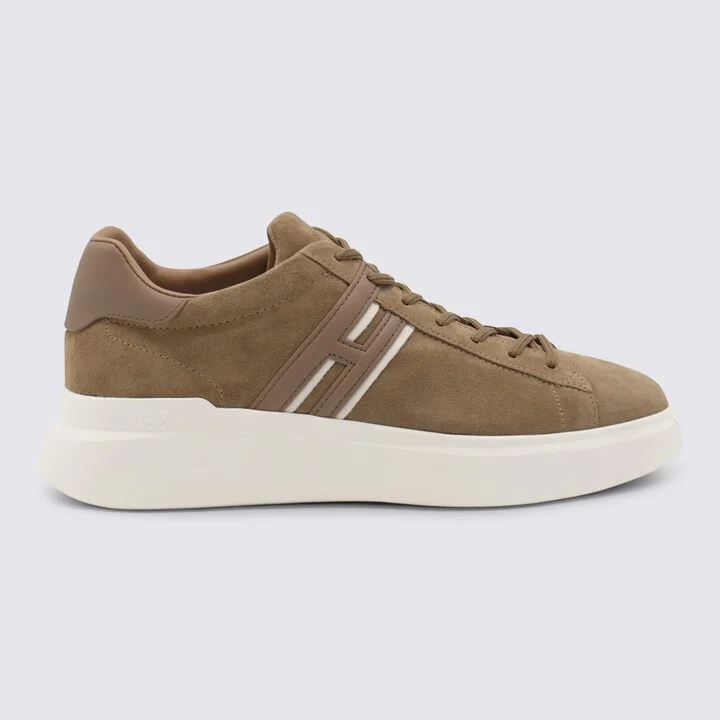 Brown Leather H580 Sneakers