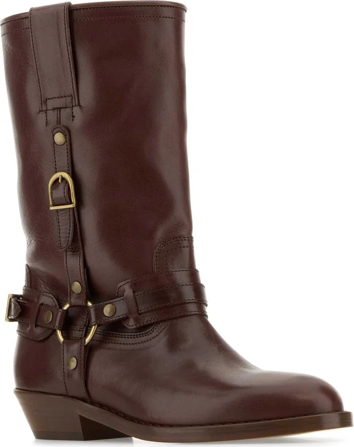 Brown Leather Heiko Ankle Boots - Image 2