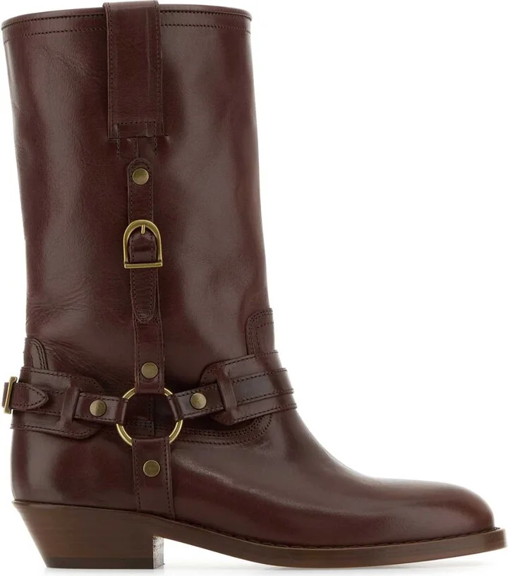 Brown Leather Heiko Ankle Boots