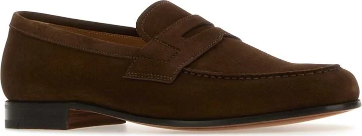 Brown Leather Heswall Loafers - Image 2