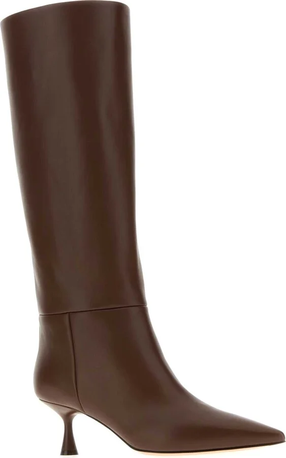 Brown Leather Joyce Boots - Image 2