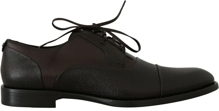 Brown Leather Laceups Dress Mens Men's Shoes