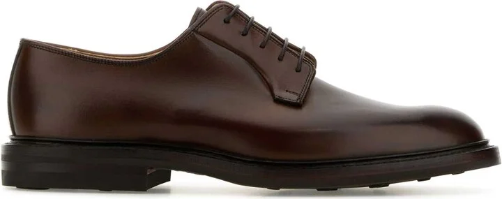 Brown Leather Lanark 3 Lace-up Shoes
