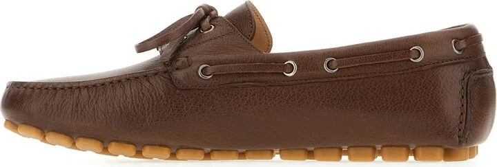 Brown Leather Loafers - Image 3
