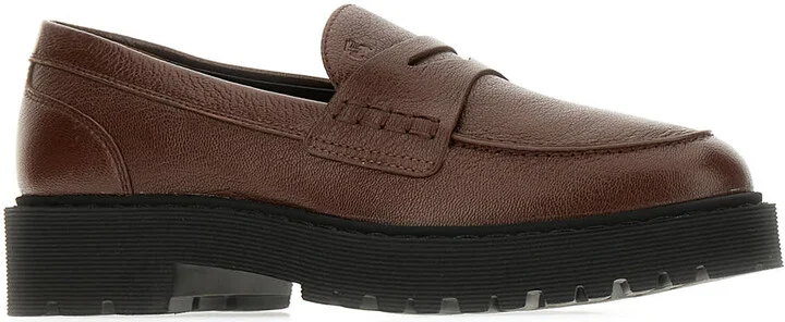Brown Leather Loafers - Image 2